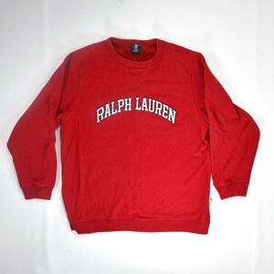 Vintage Ralph Lauren Polo Jeans Co Embroidered Spell Out Crewneck Sweatshirt - L